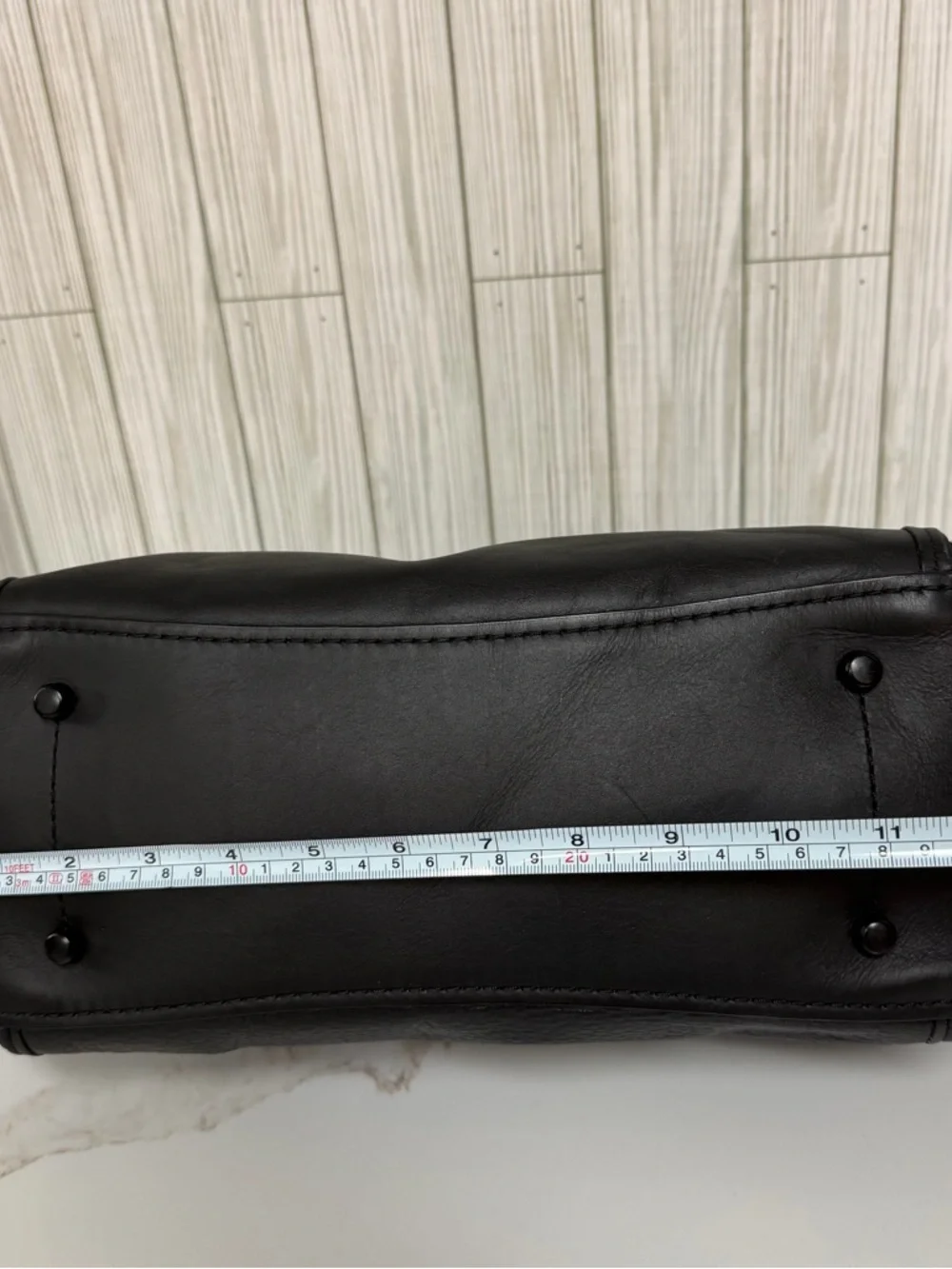Coach Black Leather & Suede Satchel Top Handle Bag Turnlock Crossbody Purse